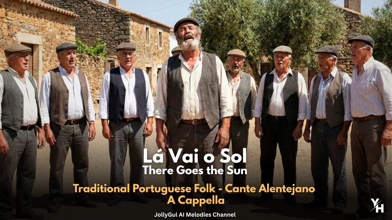 L&aacute; Vai o Sol | There Goes the Sun | Cante Alentejano Portuguese | A Cappella | YoungHomie | JollyGul