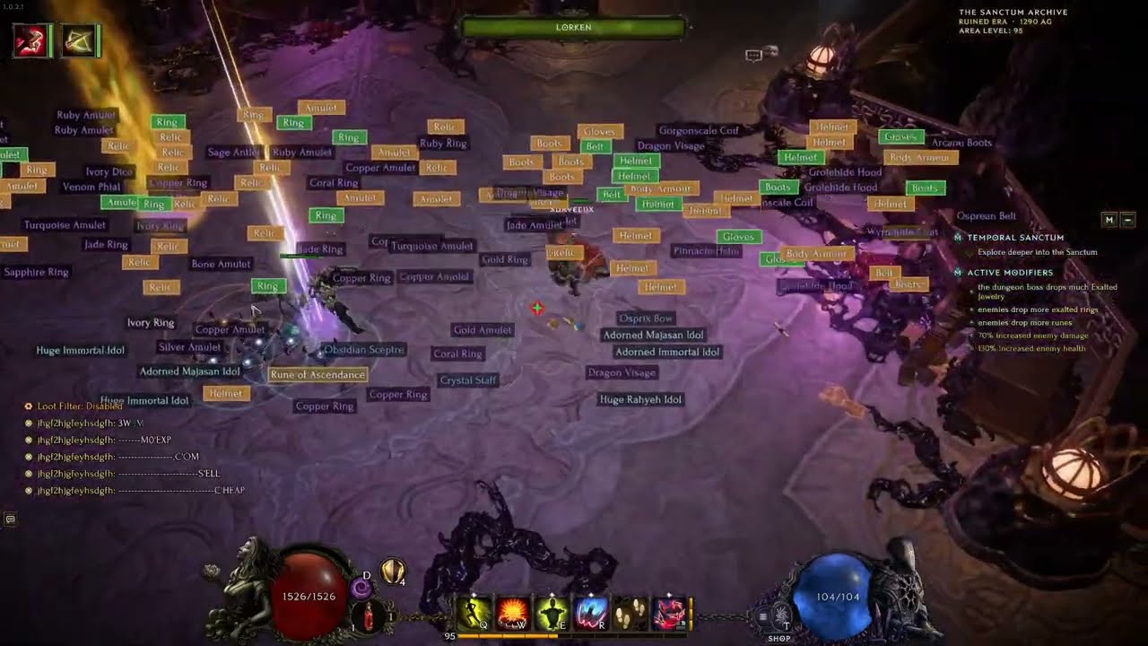 Circle of Fortune loot explosions are something else
