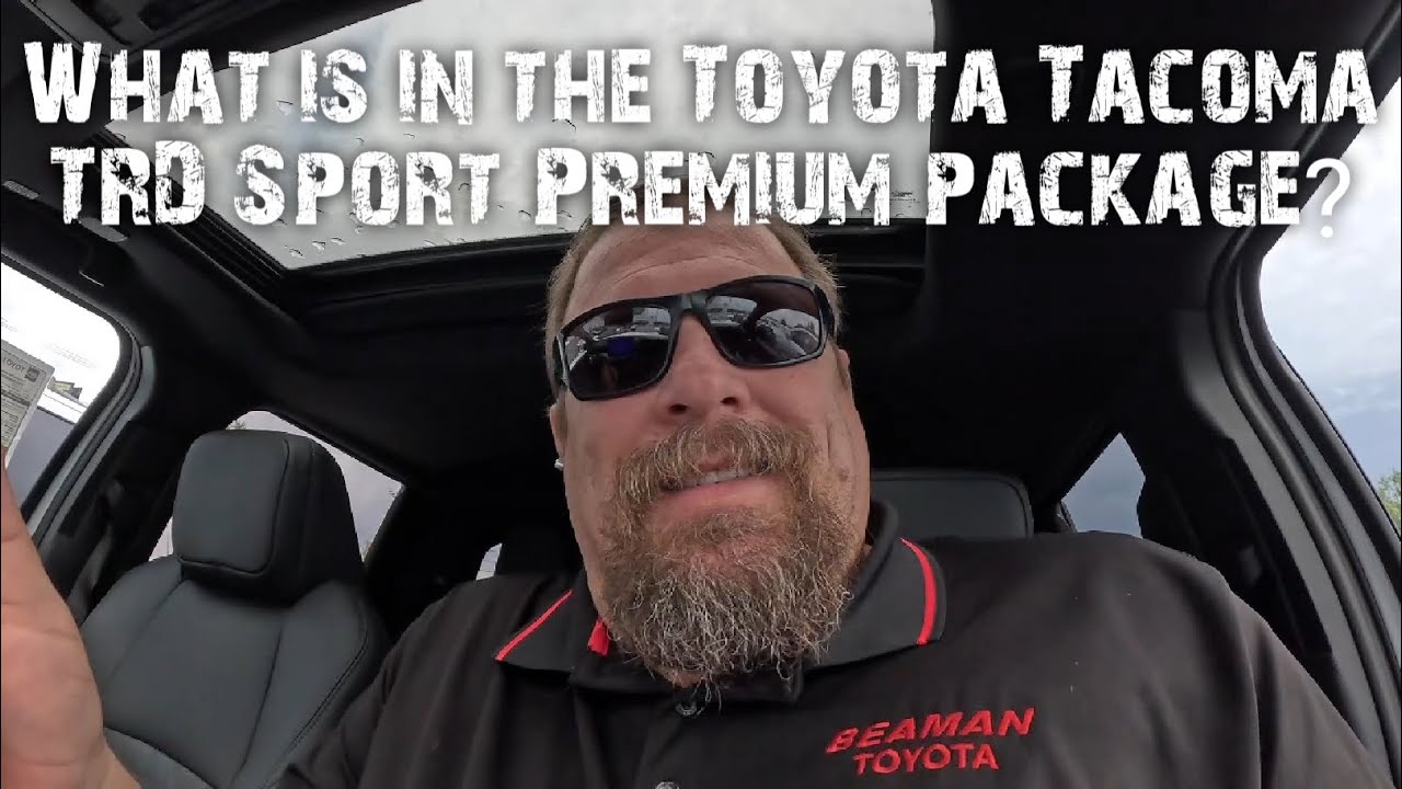 Что внутри Tacoma TRD Sport Premium Package?