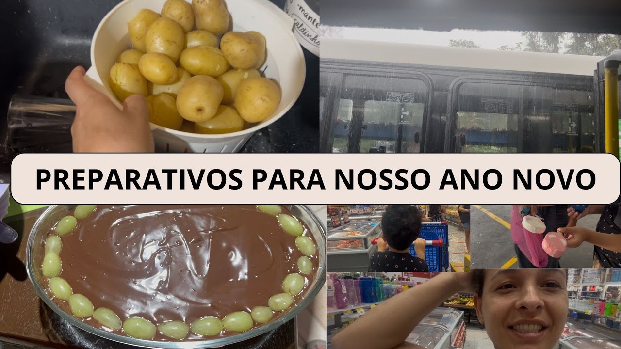 MERCADO NA VESPERA DO ANO NOVO+NOSSOS PREPARATIVOS PARA O ANO NOVO EM FAMILIA