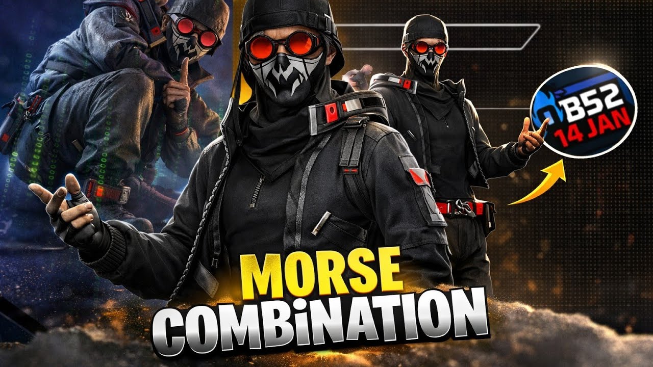 Morse (Stealth Bytes) Character best Combination | Morse Character Ability full Details free fire