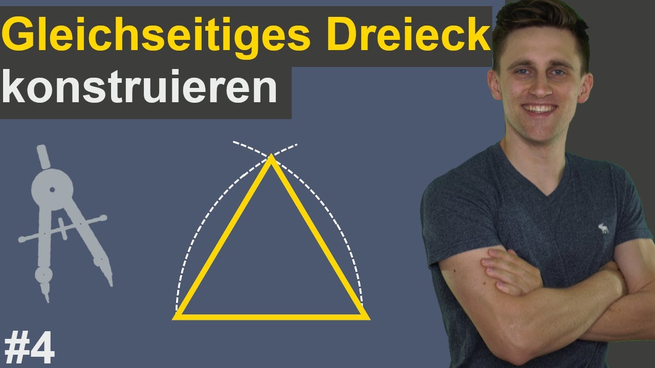 Gleichseitiges Dreieck mit dem Zirkel konstruieren | Anleitung zum Selbermachen | #4