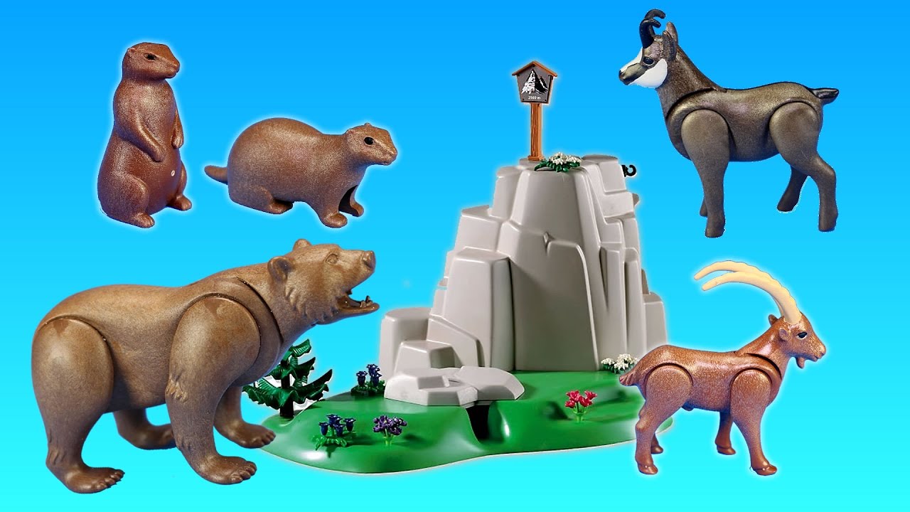 Playmobil Country Mountain Wild Toy Animals Building Set Build Review