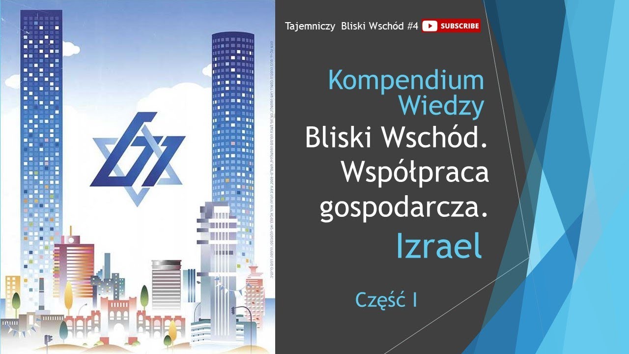 Izrael. Wsp&oacute;łpraca gospodarcza. Kompendium. Część I. Tajemniczy Bliski Wsch&oacute;d. odc.4bis