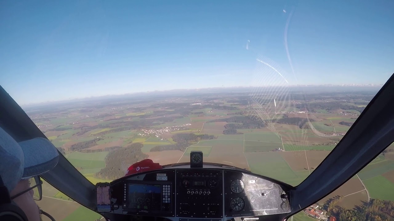 Magni M24 gyrocopter EDML to EDNR 20191107