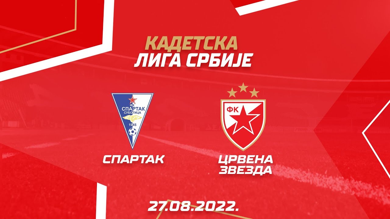 Kadetska liga Srbije: Spartak - Crvena zvezda 1:4, ceo meč