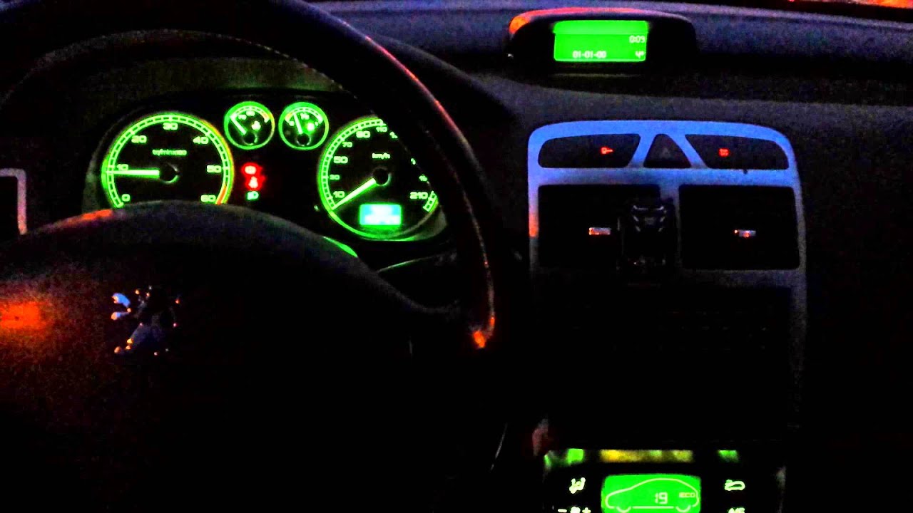 Peugeot 307sw panel lightning restyling to RGB LED
