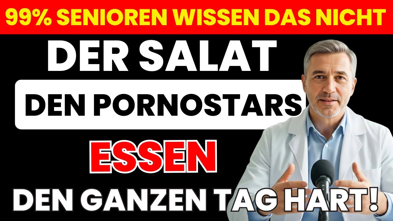 Männer ab 50: Dieser Salat bringt Durchblutung & Leistung zurück | Senioren Gesundheit