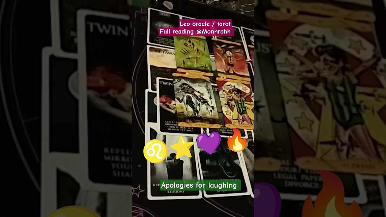 apologies for laughing - full reading @Monnrahh_Oracle #leo #tarot