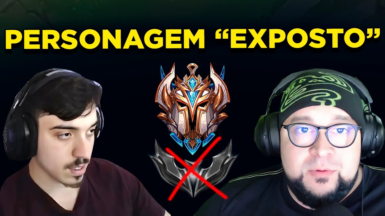 GORDOX REVELOU SEU PERSONAGEM E NICKLINK POR ONDE ESTÁ - LEAGUE OF LEGENDS