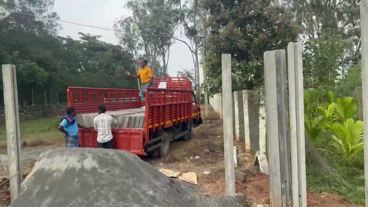 Kottapatty Compoundcompletedwork videos#wallcoverings#boundarywall#compoundwall#walldesign#rcc#wall 