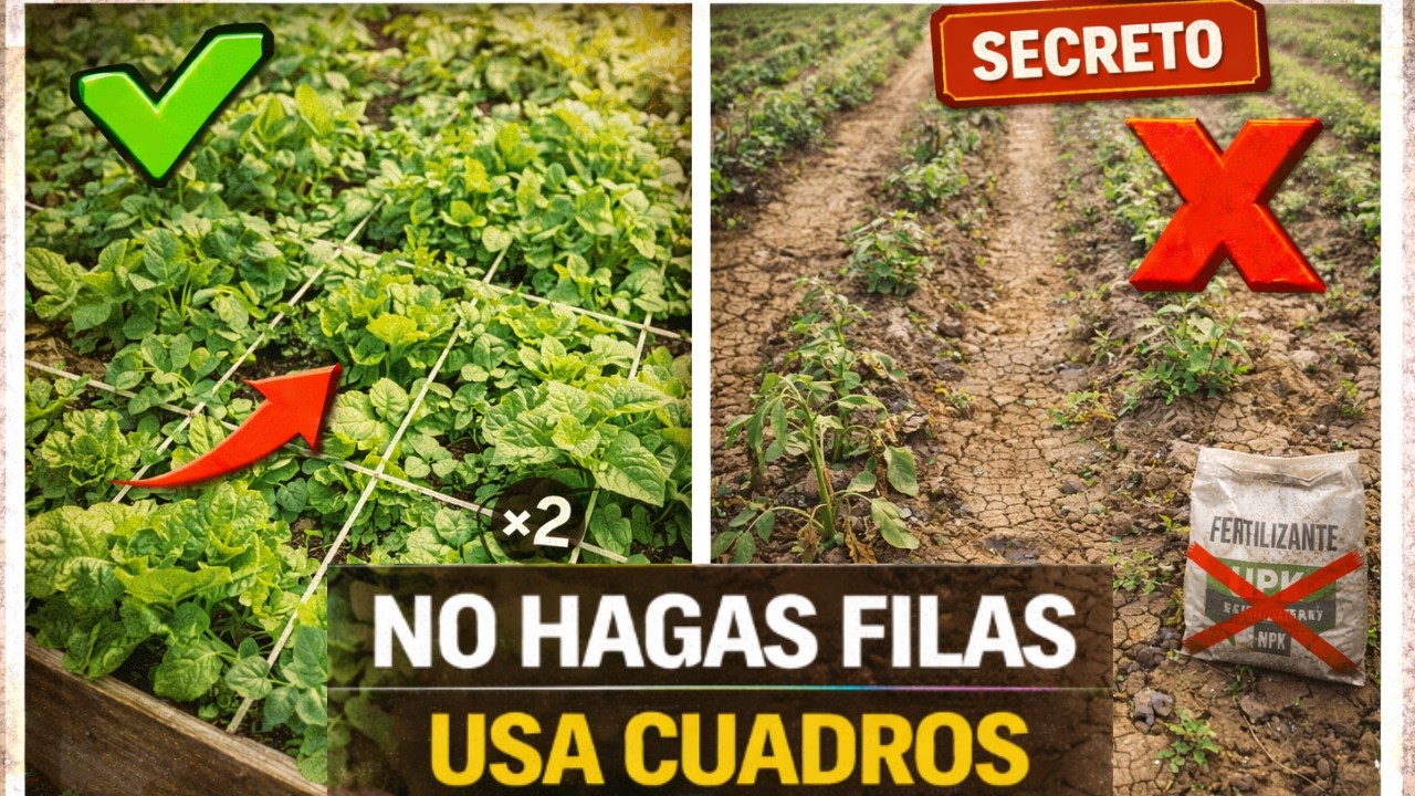 Sistema en Cuadros vs Siembra Tradicional: ¿Cuál Produce Más?