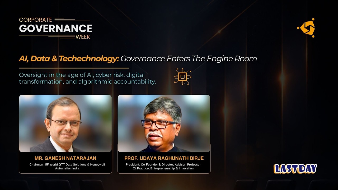 AI, Data & Technology | Corporate Governance Week 2.0 | DAY 7