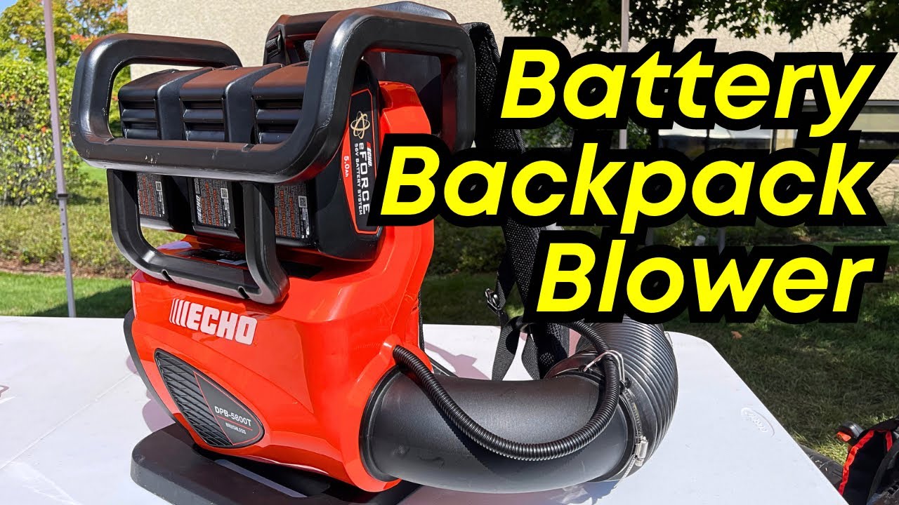 ПЕРВЫЙ ВЗГЛЯД! Аккумуляторный ранцевый воздуходув ECHO | DPB-5800T