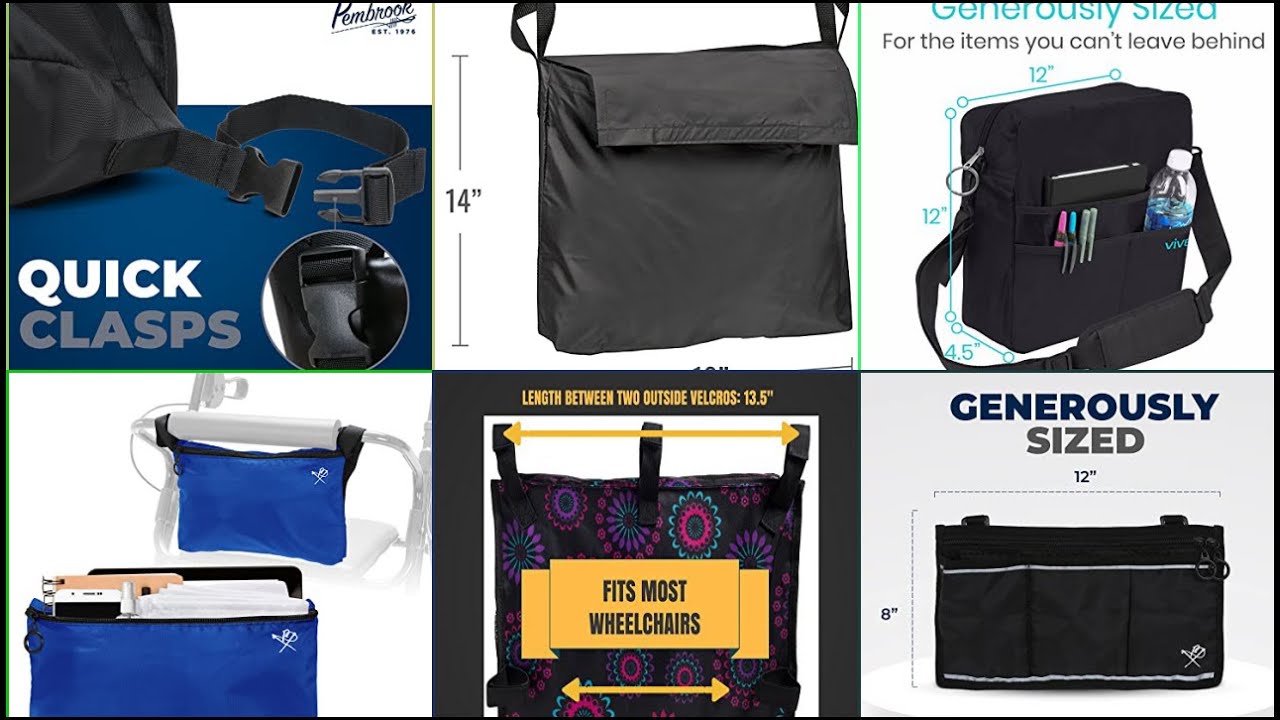 Top 10 Wheelchair Bags and Baskets You Can Buy On Amazon April 2022