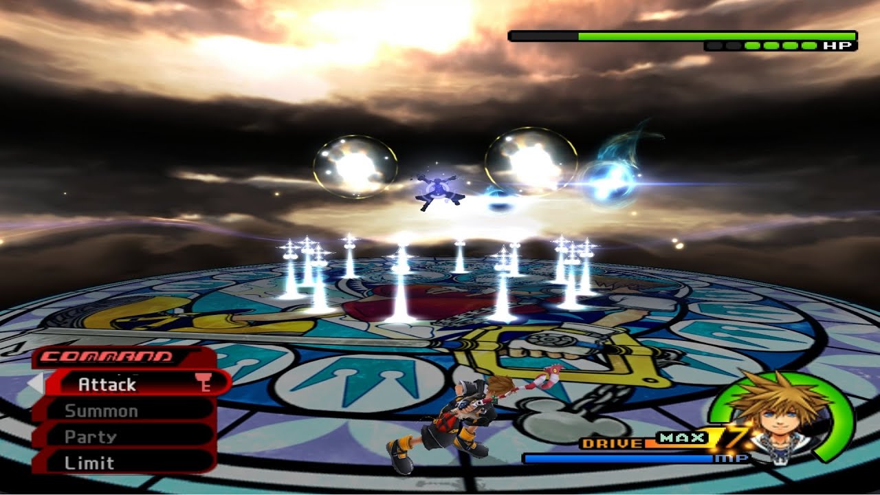 Kingdom Hearts 2 Final Mix: All Bosses on level 1 critical mode [60FPS]