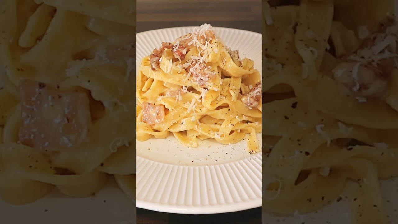 🇮🇹 Pasta a la carbonara como la hacen en Italia - &iexcl;Te sorprender&aacute;s con el resultado!