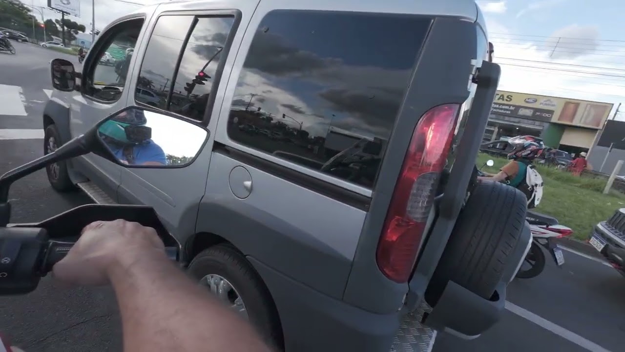 Primeiro vídeo do canal role de Nc750x + teste da câmera  de ação DJI osmo action 4