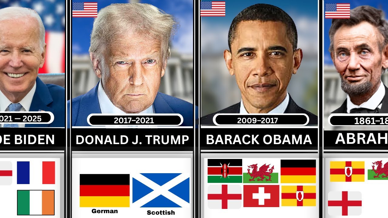 Every US President&rsquo;s Ancestral Roots &mdash; Some Are Unexpected