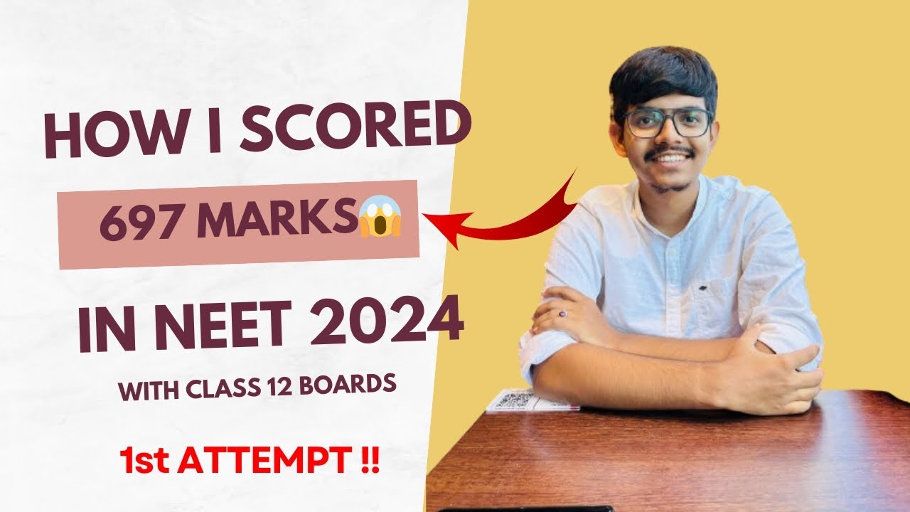 HOW I SCORED 697/720 IN NEET 2024 IN FIRST ATTEMPT || MY NEET JOURNEY || NEET 2025 STRATEGY