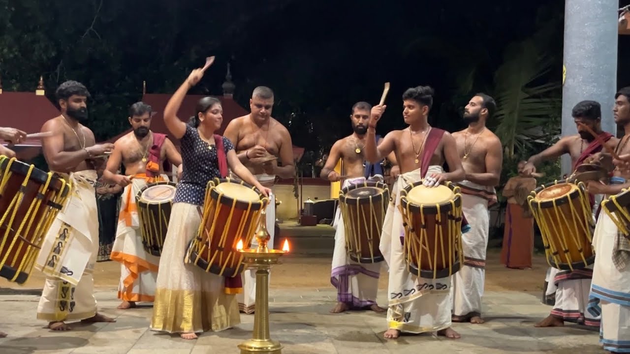 Double thayambaka🔥| Rahitha Krishnadas & Cherussery Arjun | Chakkamkulangara Siva Temple