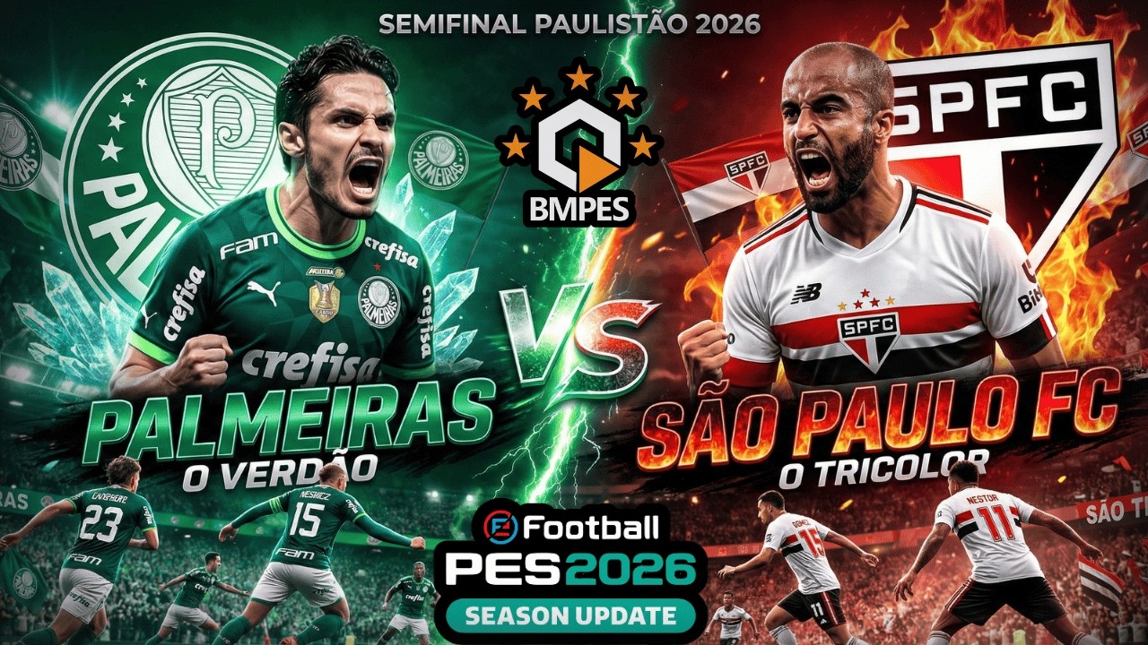 🔥 O CHOQUE-REI MAIS REALISTA DO YOUTUBE! Palmeiras x São Paulo (BMPES)