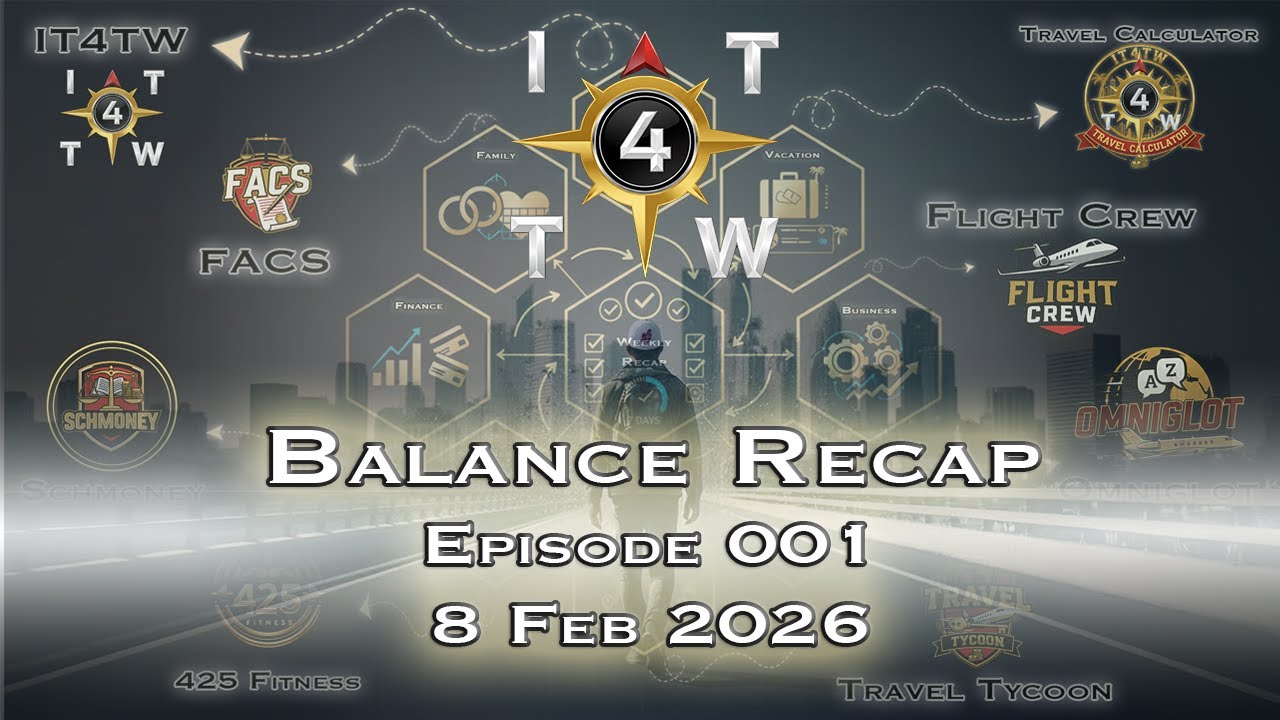 IT4TW - Balance Recap (Ep 001)