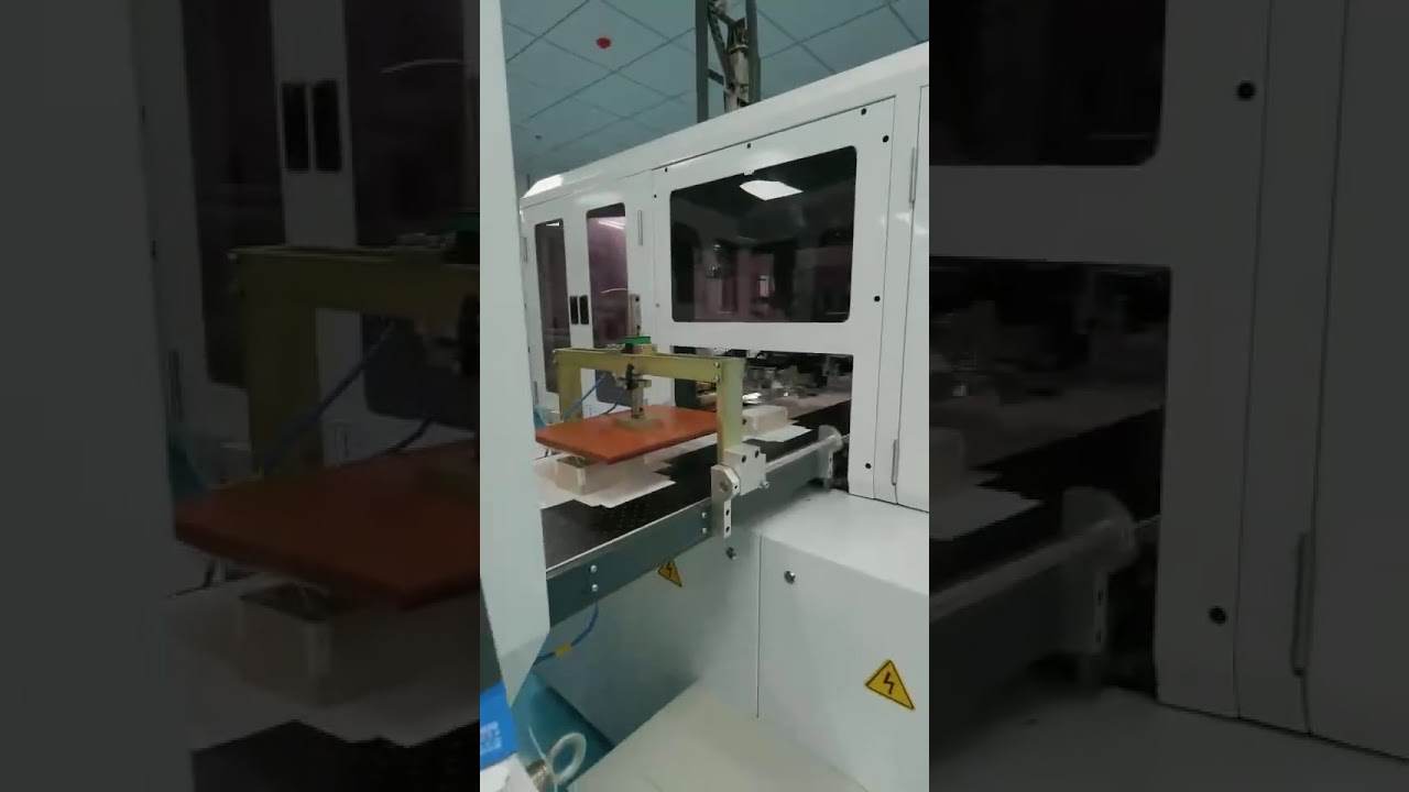 Clean,Orderly,High efficiency of Hongming Brand Automatic Rigid Box Making Machine HM-ZD350D