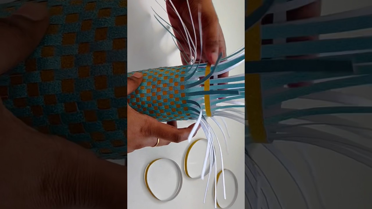 Paper flower vase diy | paper basket diy | Easy paper craft | women’s Art and Craft | 