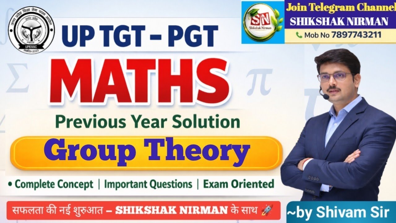 PRACTICE 1/Group Theory/LT GRADE/KVS/NVS/uptgtpgt/giclecturermaths/EMRS/MATHS BY SHIVAM SINGH