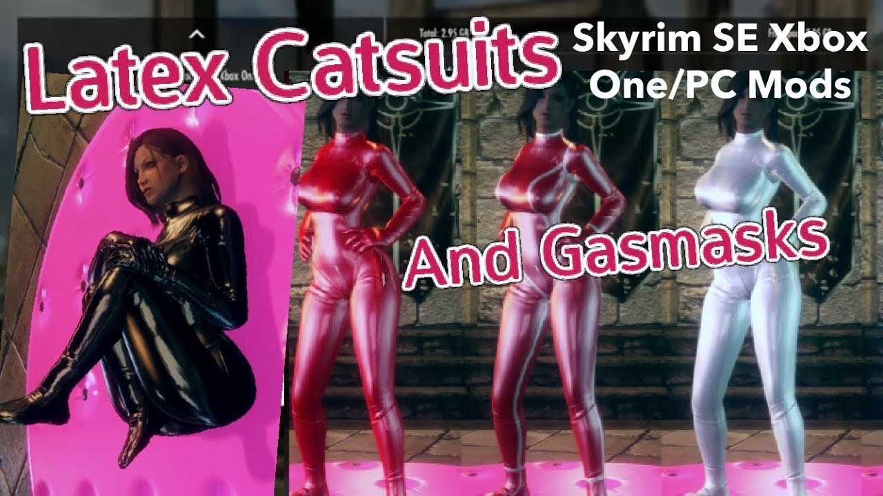 Latex Catsuits And Gasmasks Skyrim SE Xbox One/PC Mods