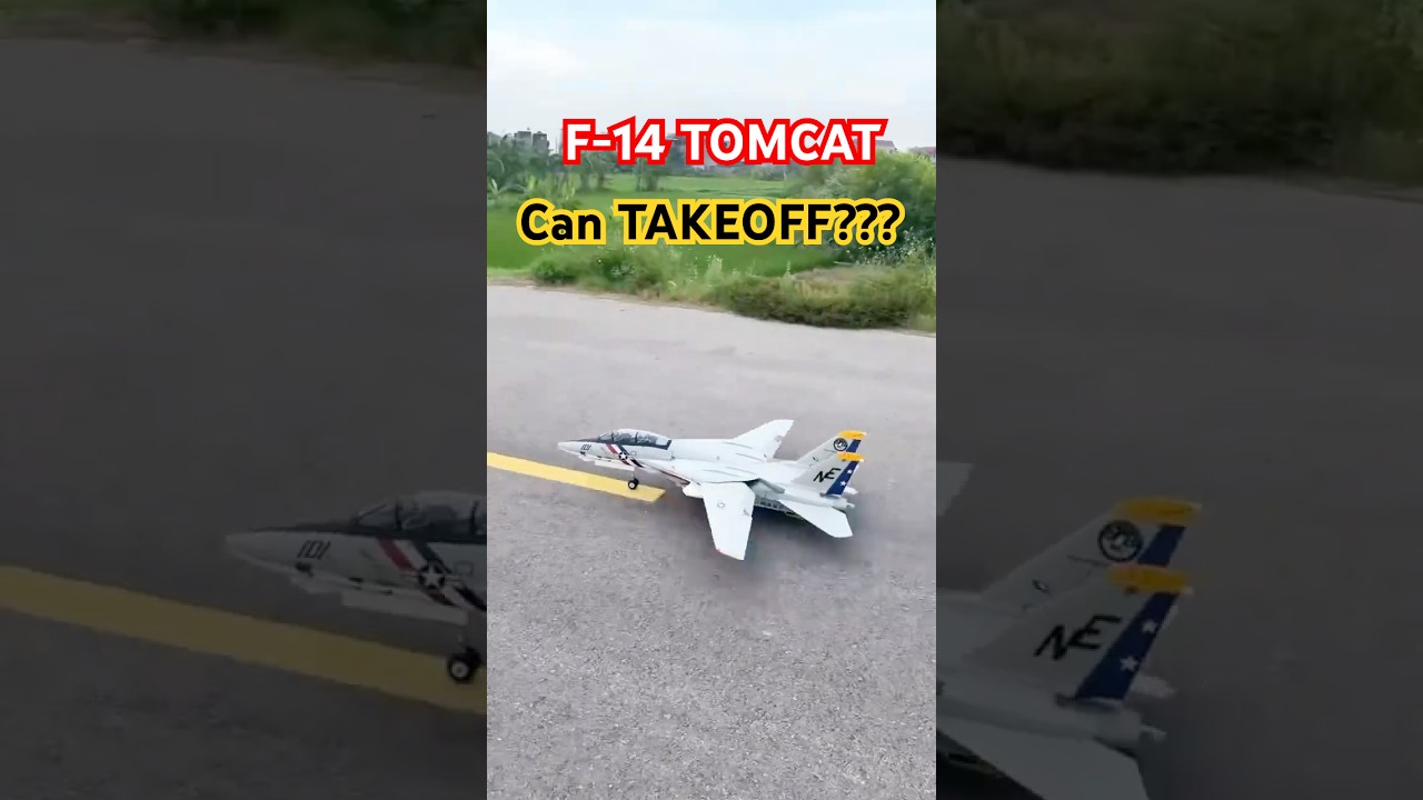 RC F-14 Tomcat Jet &ndash; Epic Smooth Takeoff