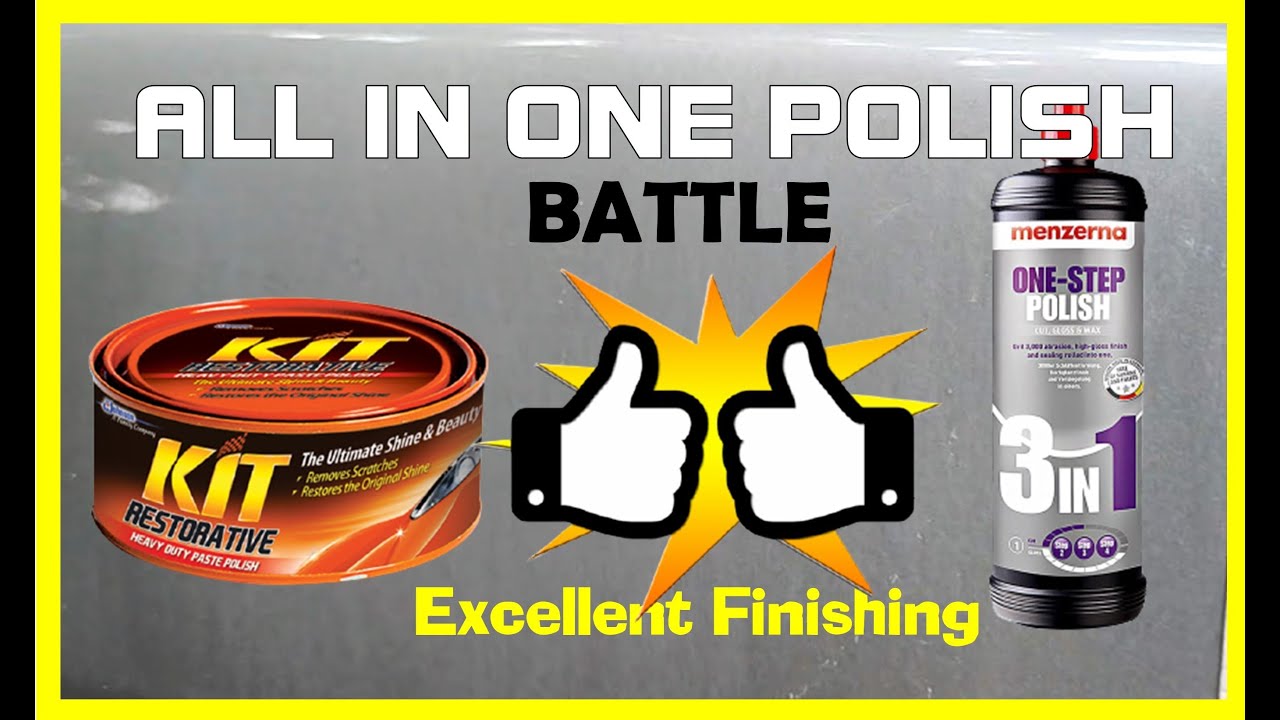 Part 1 : Uji All In One Polish, Kit Restorative v Menzerna 3 in 1 Polish. Bagus Mana Polishingnya!