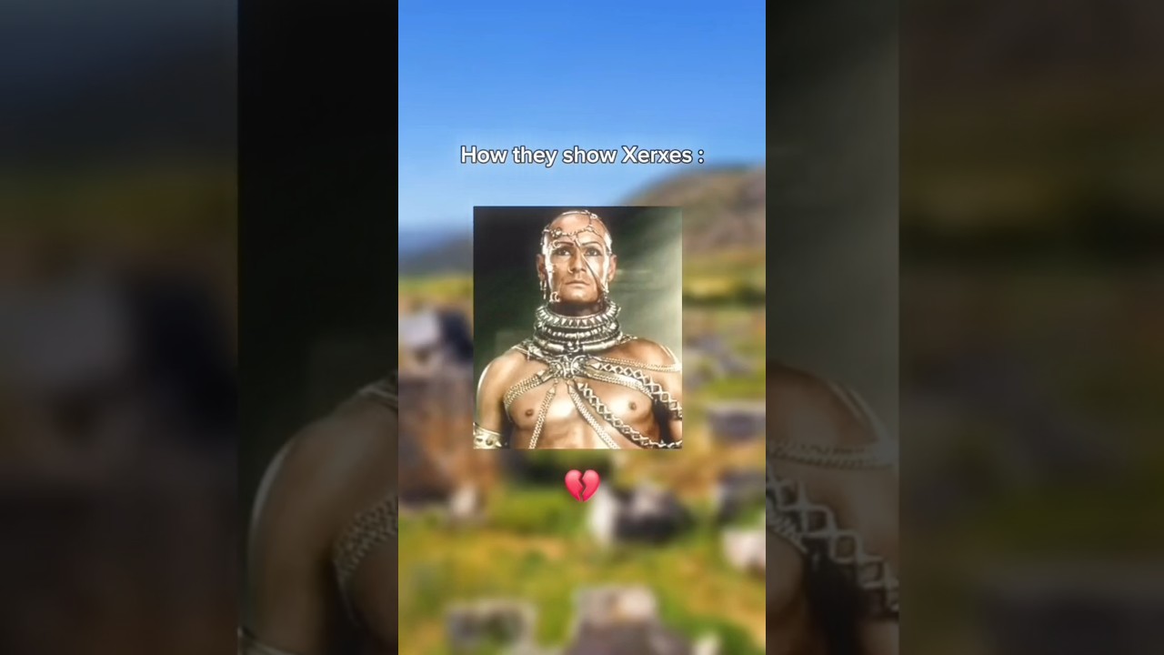 Xerxes in movie vs reality 🇮🇷🗿 #persian #iran #history #middleeast #achaemenid #persepolis