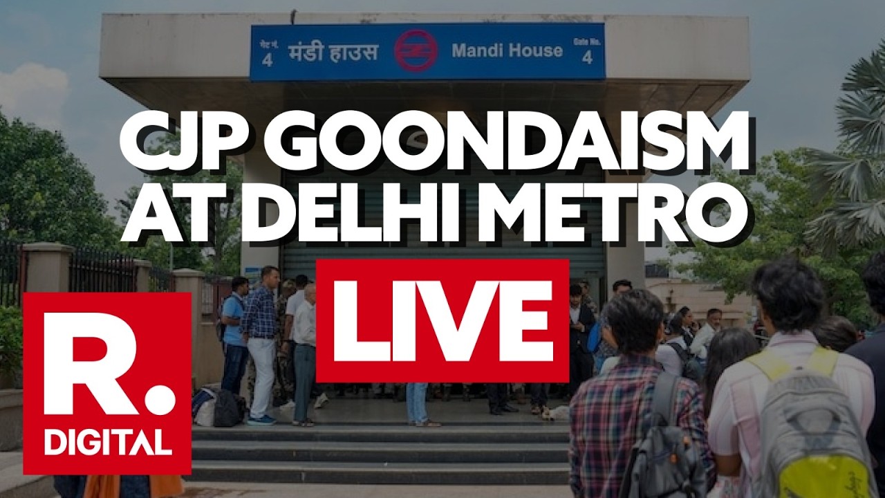 BREAKING LIVE: CJP Supporters Break Metro Gates At Delhi Metro, Damage Public Property