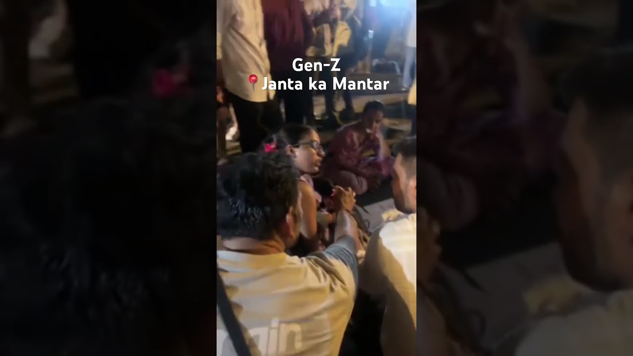Gen-Z at 📍Janta Mantar 07/23/2026 3am &hellip;&hellip;&hellip;&hellip; #viral #reels #shorts #protest #cjp #jantarmantar #desi