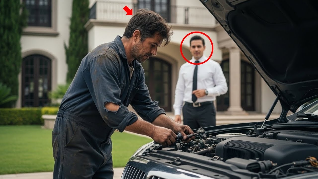 Un pobre mecánico reparó gratis el coche del vecino... sin saber que era dueño de su empresa.