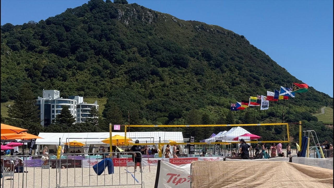USA (Wilcox/Laboo) vs USA (Wieczorek/Perez) - New Zealand FIVB Futures
