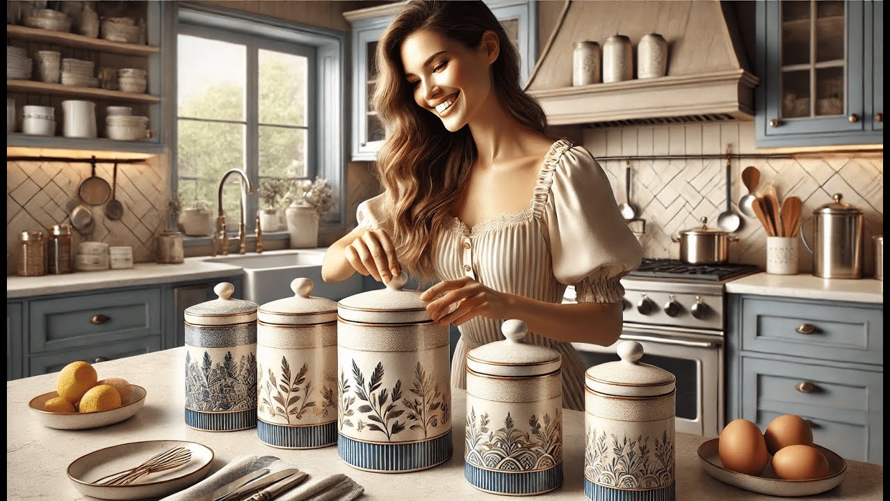 🍽️ 10 Strawberry Street Kitchen Canister | Best Ceramic Canisters Sets for the Kitchen 🥄