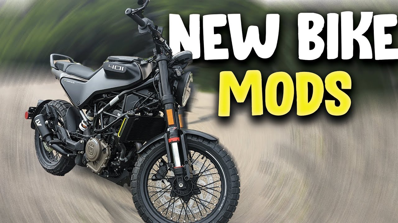 2023 Svartpilen 401 First Mods - Leo Vince Full Black Exhaust
