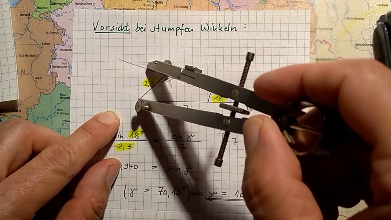 Sinussatz einfach erkl&auml;rt f&uuml;r Realsch&uuml;ler Bayern