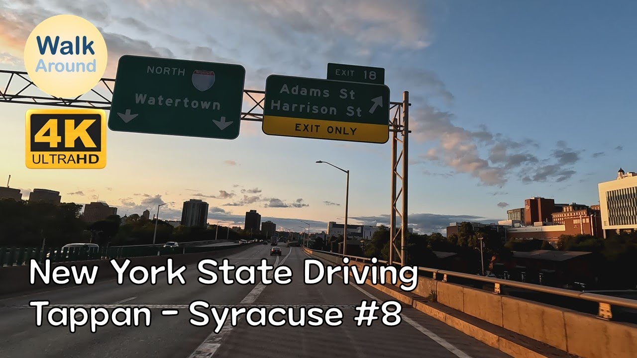 【4K60】 New York State Driving: Tappan - Syracuse #8