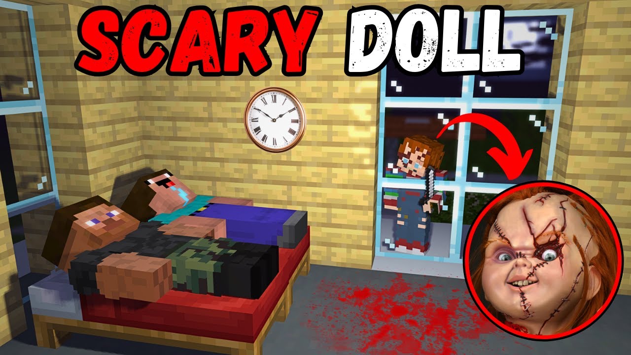 SCARY DOLL😨 Minecraft Horror Story in hindi