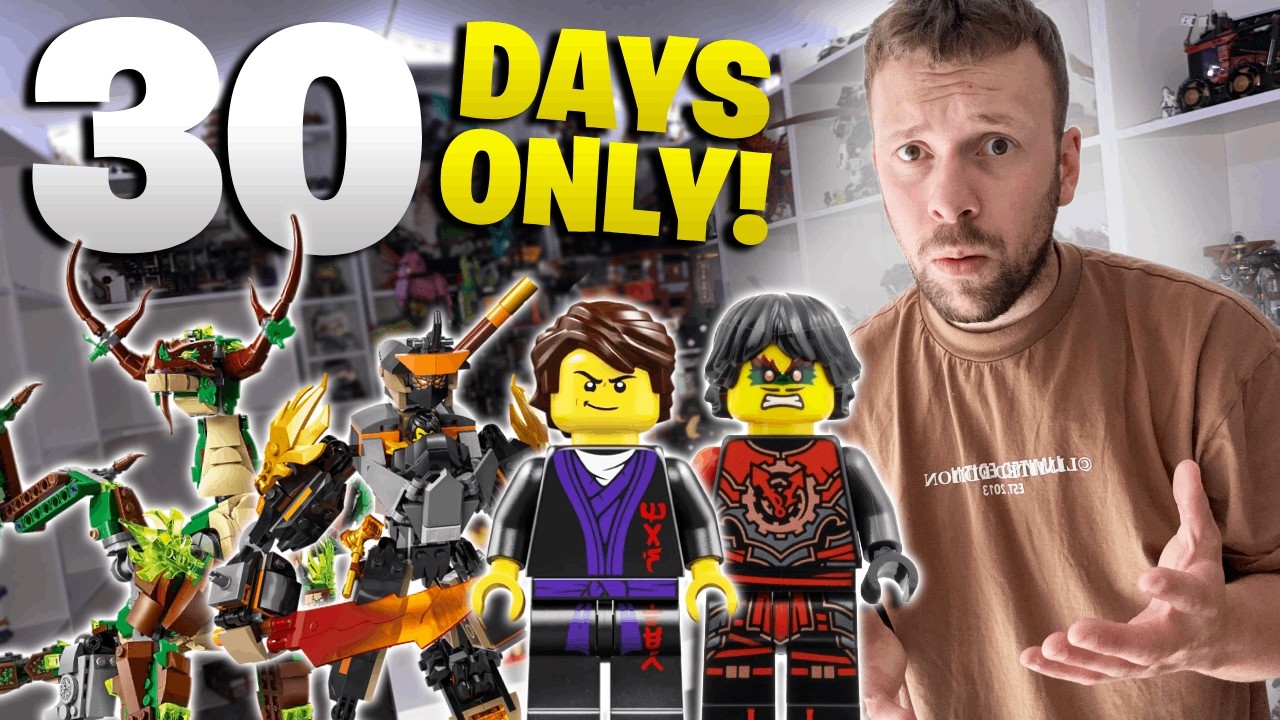 Я попытался собрать весь набор LEGO Ninjago серии 2026 за 30 дней…