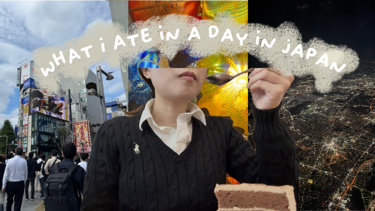 What I ate in a day a in Japan