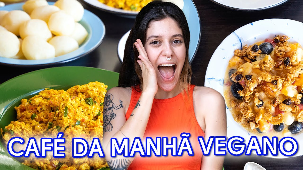 CAFÉ DA MANHÃ VEGANO de HOTEL (Ovo Mexido, Pão de Queijo e MAIS) + Vlog Rotina Matinal ✨