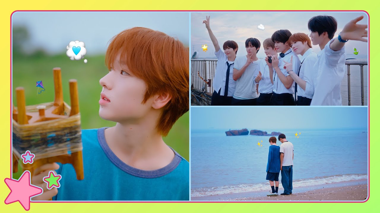 여름의 끝자락에서𝜗𝜚˚⋆ 영화 같았던 Baby Blue💌🩵 | 夏の終わりに☁︎ 映画みたいだったBaby Blue📘 | ‘Baby Blue’ MV Behind the Scenes