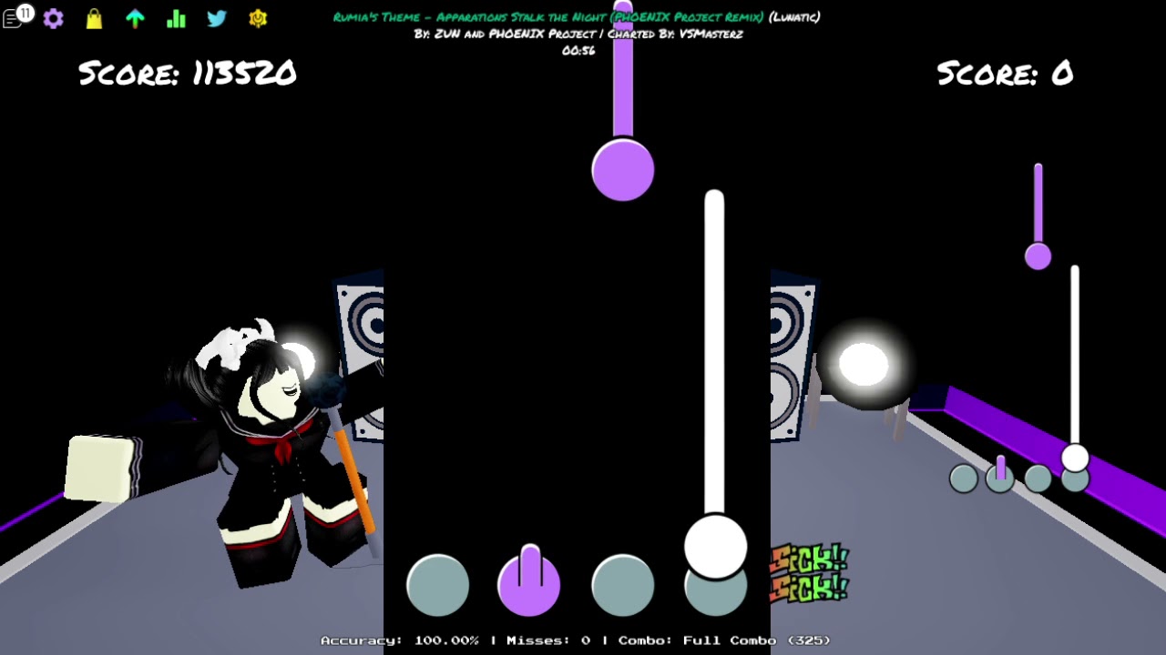 Roblox Funky Friday - Rumia's theme Max Score