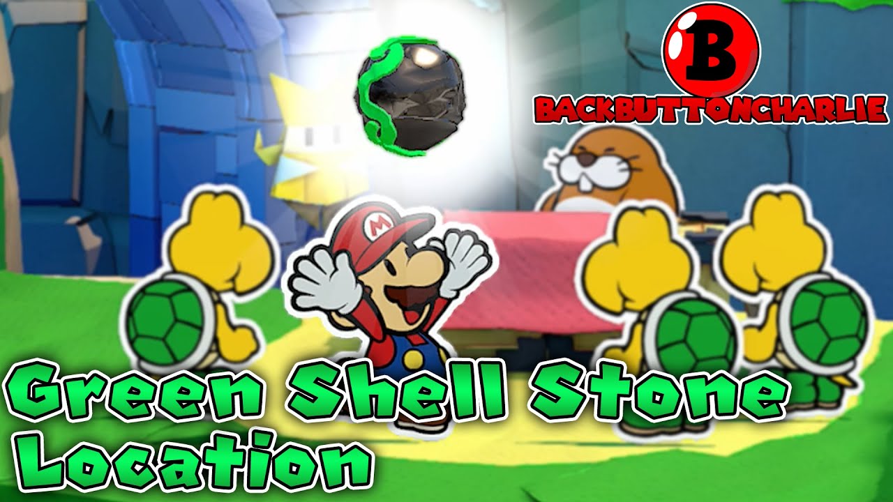 Green Shell Stone Location - Paper Mario: The Origami King