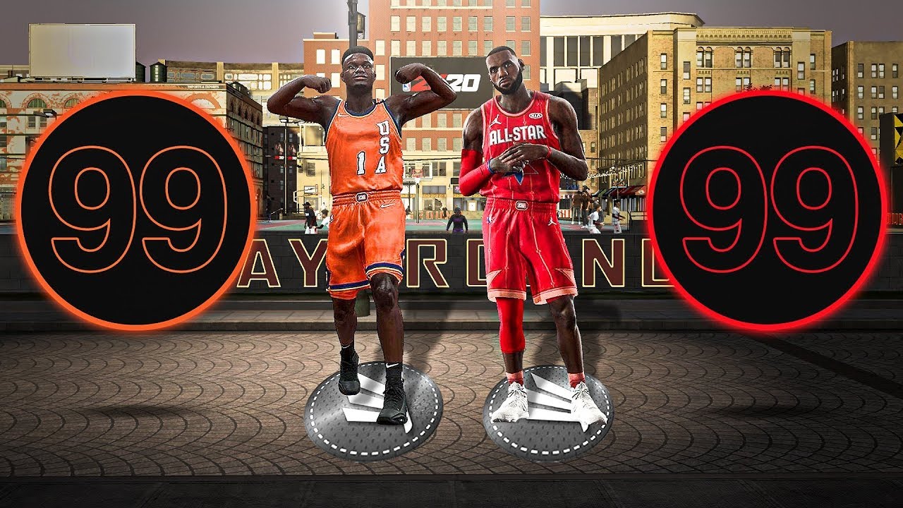 ZION WILLIAMSON and LEBRON JAMES at the PARK in NBA 2K20